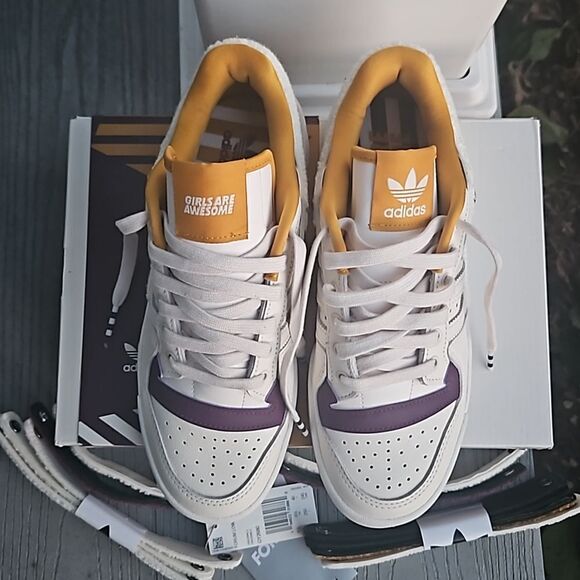 ADIDAS FORUM LOW GIRLS ARE AWESOME limited edition 2021 Womens 8 sneakers NEW - Picture 10 of 16